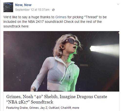 Now, Now on video game