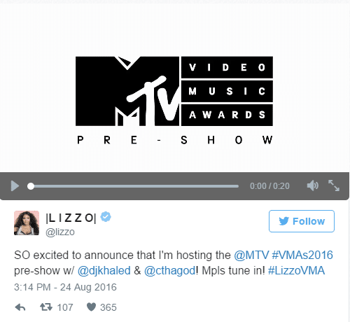 lizzo vma host