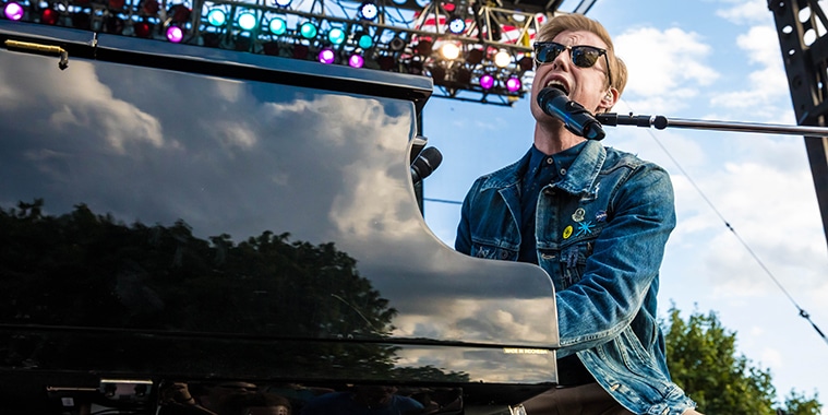 Andrew McMahon in the Wilderness at Basilica Block Party