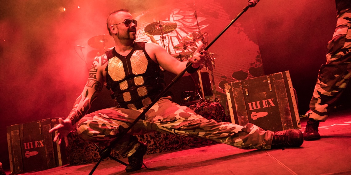 Joakim Broden of Sabaton
