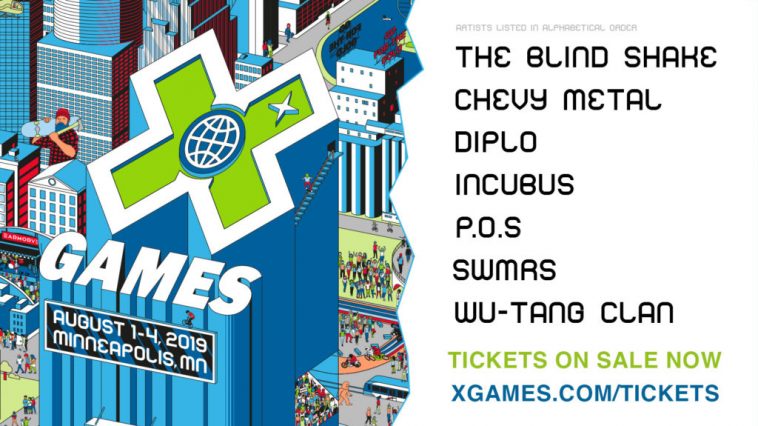 X Games Minneapolis Music In Minnesota POS Diplo WuTang Clan