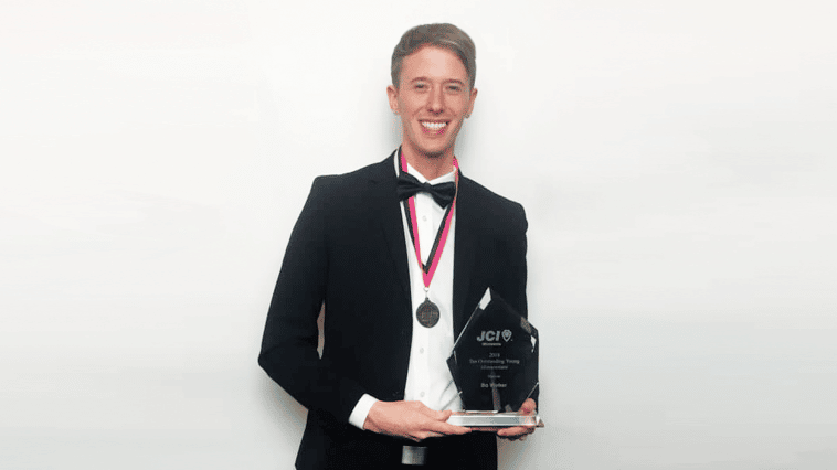 Bo Weber JCI Top Outstanding Young Minnesotans Award