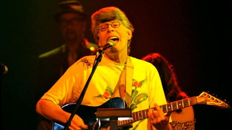 Stephen King playing guitar at Word Play 2019