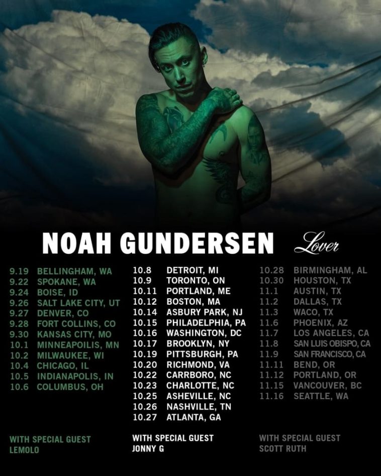 Noah Gundersen Kicks Off LOVER Tour With A Clean Slate