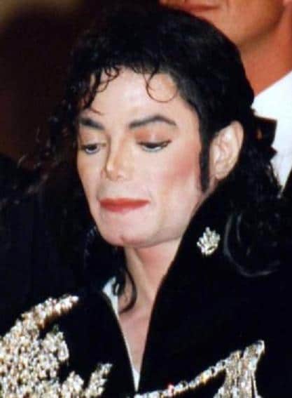 Cropped image of Michael Jackson