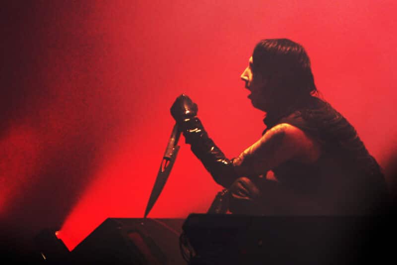 Marilyn Manson performing