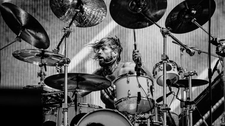 How Did Taylor Hawkins Die? taylor hawkins on the drums before his death