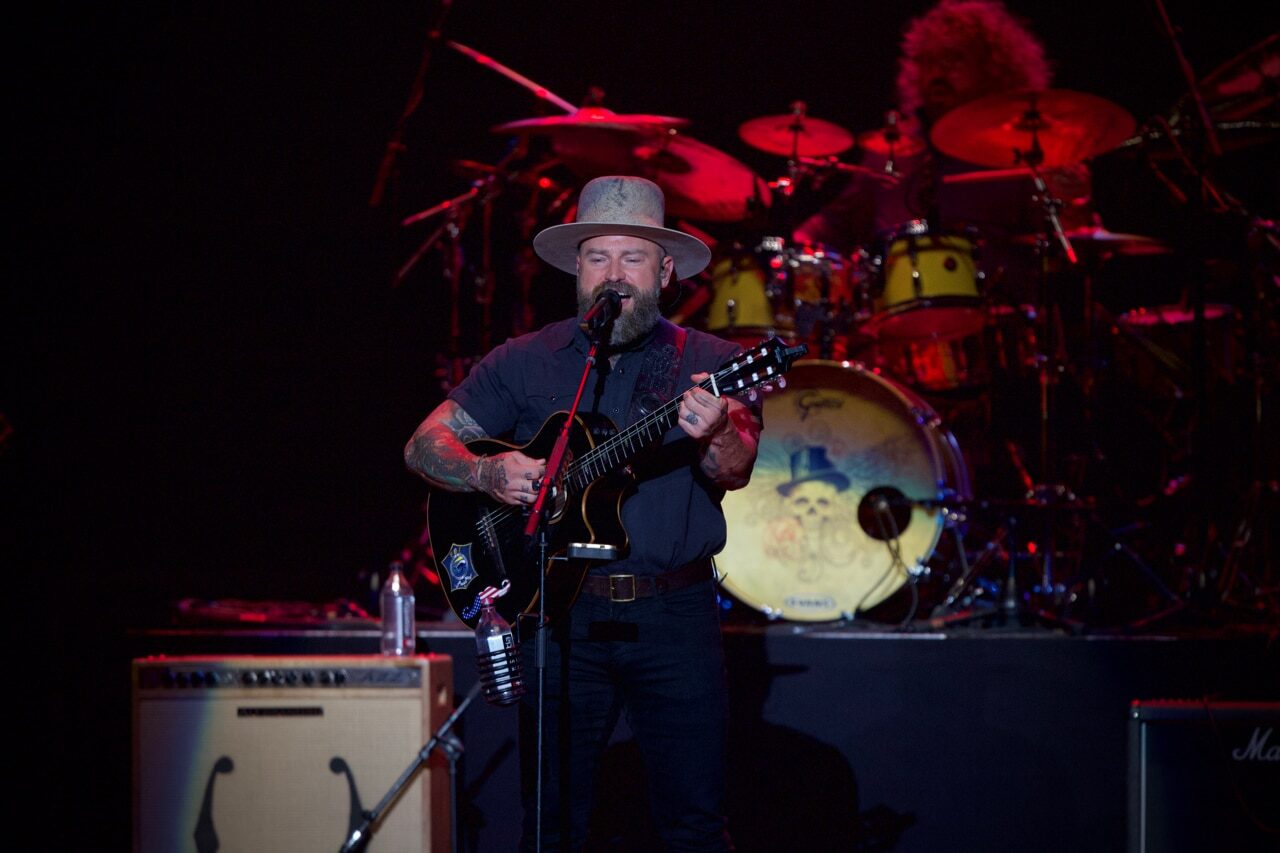 Zac Brown performed on stage