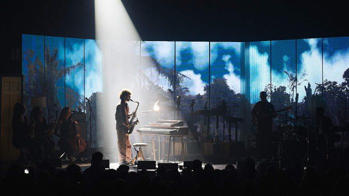 FKJ Concert at Palace Theatre, Minnesota, 2022 tour, USA.