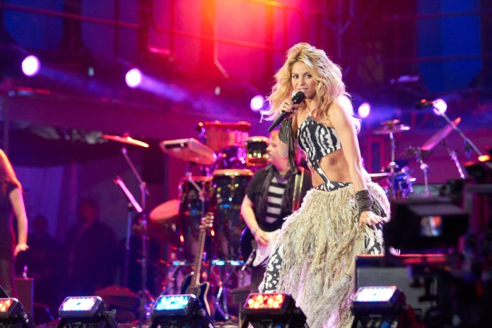 shakira on stage singing facts about shakira