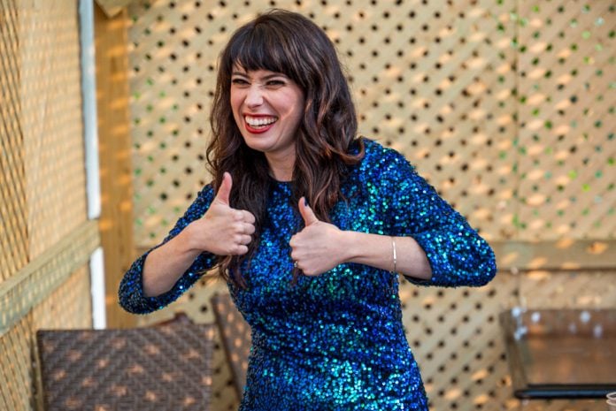 Leslie Vincent before her show