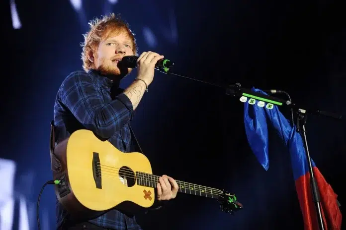 Ed Sheeran in concert