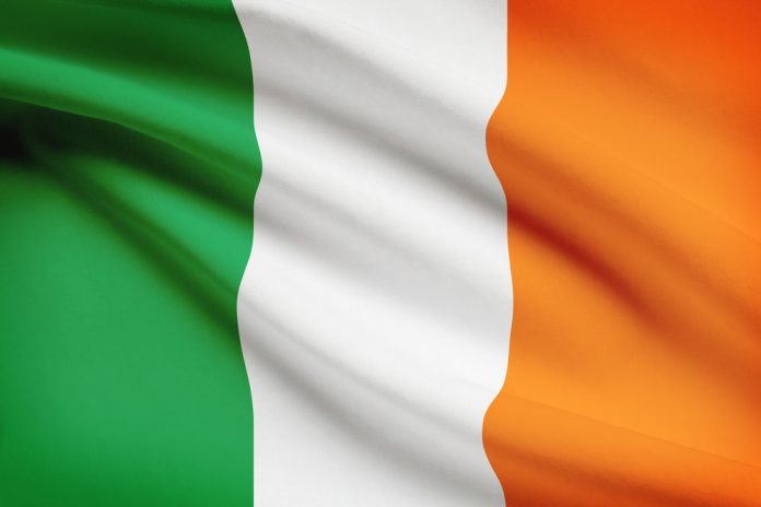 famous irish people the irish flag blowing in the wind