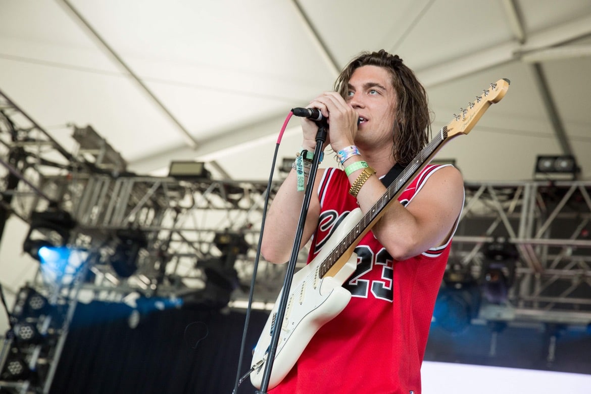 lany fatcs Manchester, Tennessee, USA. 9th June, 2016. Musician PAUL KLEIN of Lany performs live at Great Stage Park during Bonnaroo Music and Arts Festival in Manchester