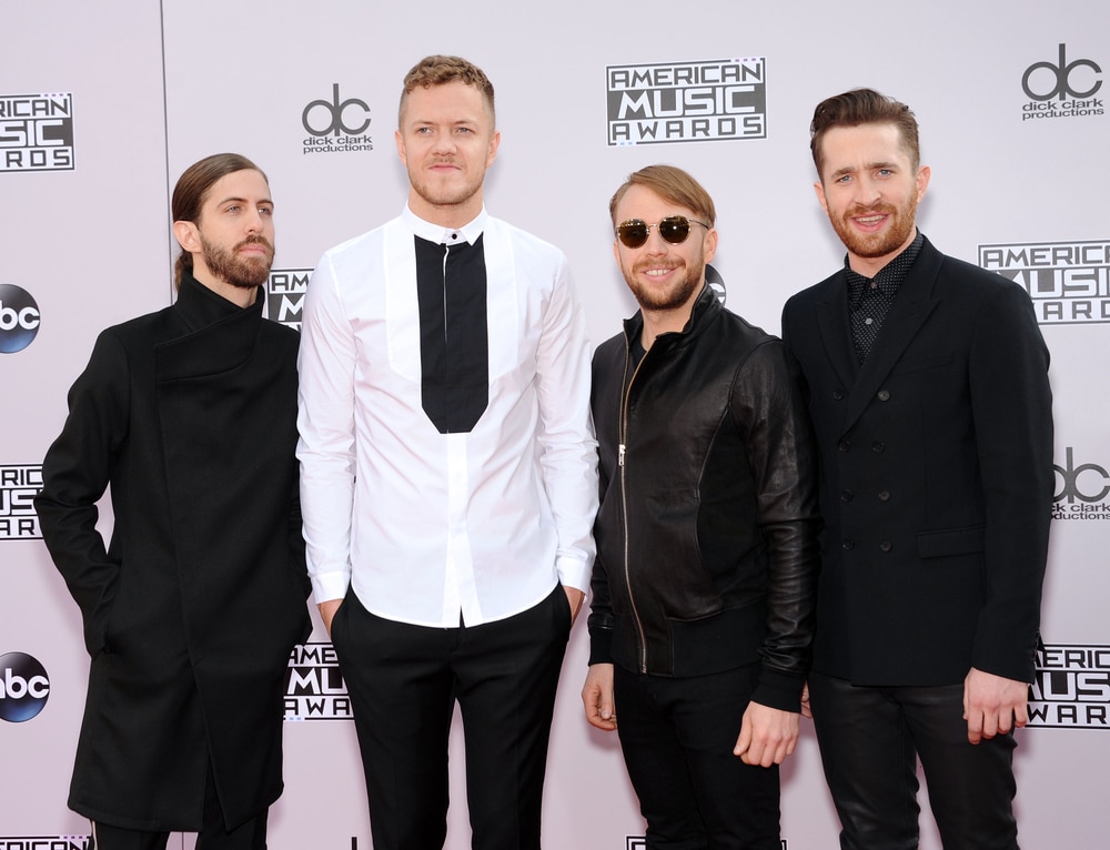 the band imagine dragons on the red carpet