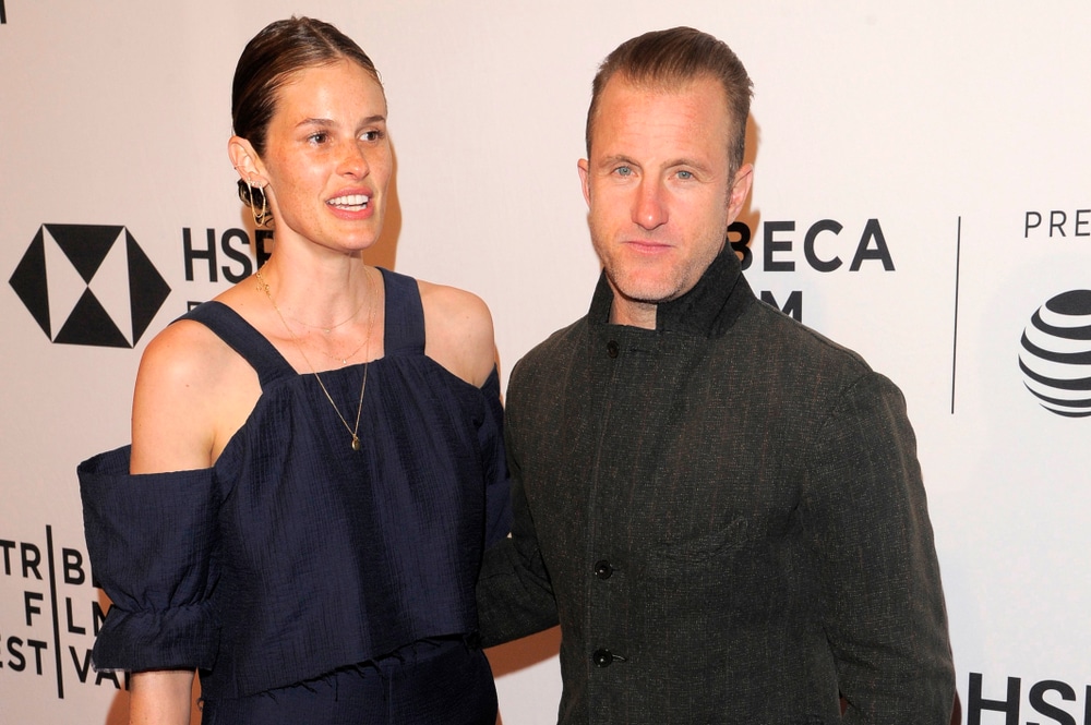 scott cann on the red carpet with  kacy byxbee
