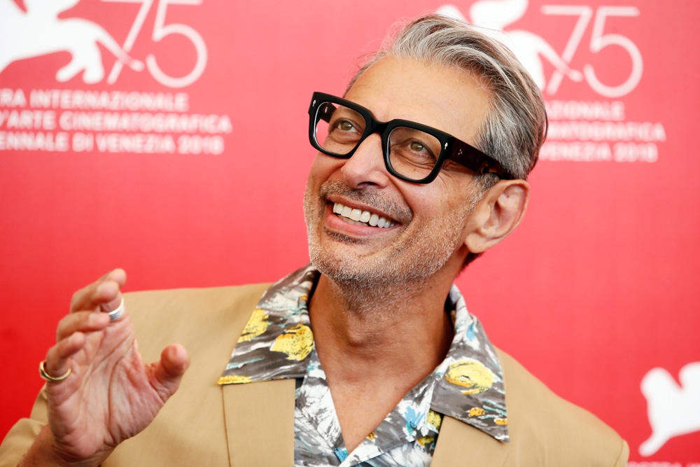 celebrities who look younger than their age jeff goldblum on the red carpet