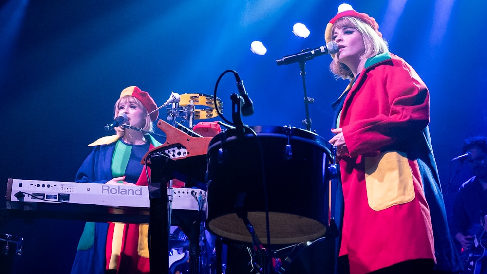 Lucius in concert in Minneapolis, Minnesota