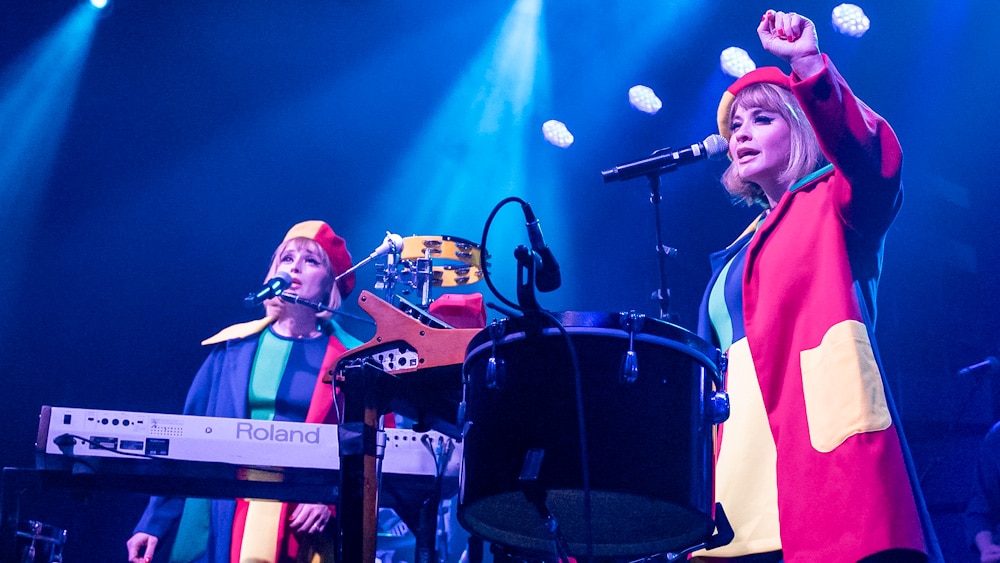 Lucius in concert in Minneapolis, Minnesota