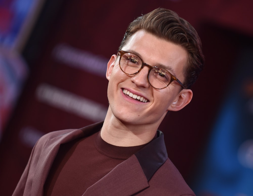 tom holland on the red carpet